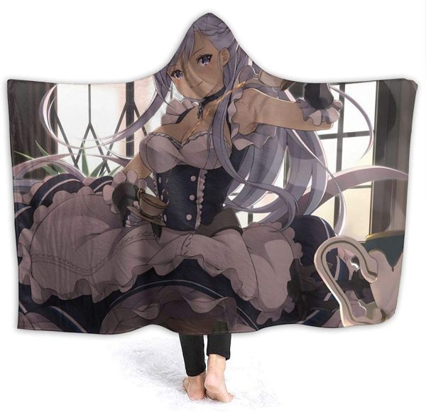 Anime Azur Lane Flannel Hooded Blanket - Throw Blanket