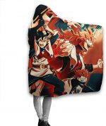 Anime Black Clover Hooded Blanket - Fleece Flannel Warm Throw Blanket