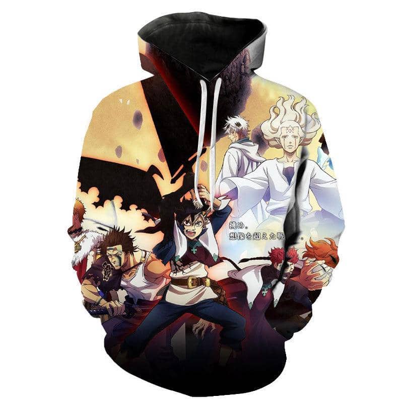 Anime Black Clover Hoodies - 3D Printed Pullover