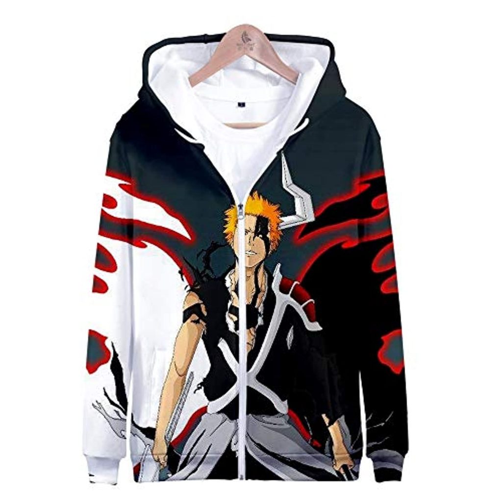 Bleach Hoodie Captains Of The Gotei 13 Hoodie Bleach Ichigo Hoodie