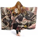 Anime Cardcaptor Sakura Hooded Blanket - Warm Flannel Blanket