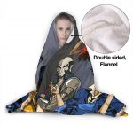 Anime Cowboy Bebop Fleece Flannel Hooded Travel Blankets