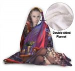 Anime Danganronpa Flannel Hooded Blanket - Warm Blanket