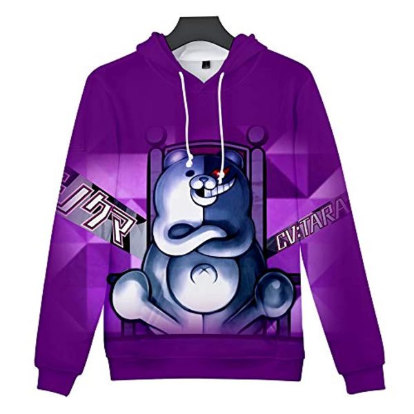 Anime Danganronpa Hoodies - Unisex Monokuma 3D Pullover Hoodie