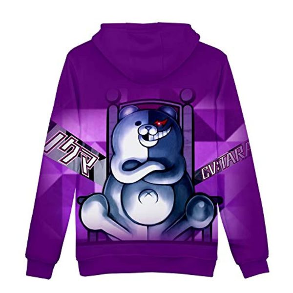 Anime Danganronpa Hoodies - Unisex Monokuma 3D Pullover Hoodie