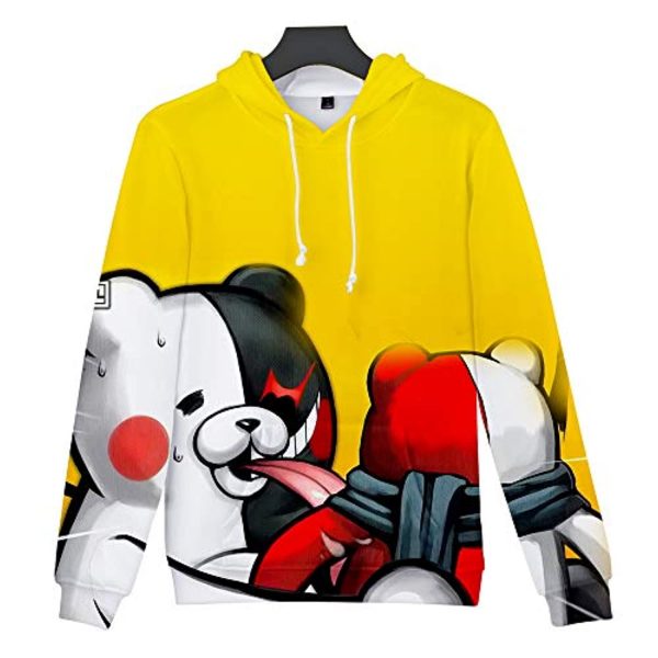 Anime Danganronpa Hoodies - Unisex Monokuma 3D Pullover Hoodie