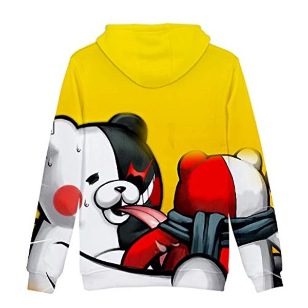 Anime Danganronpa Hoodies - Unisex Monokuma 3D Pullover Hoodie