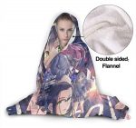 Anime Darling in the Franxx Flannel Hooded Blanket