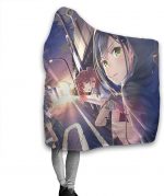 Anime Darling in the Franxx Flannel Hooded Blanket