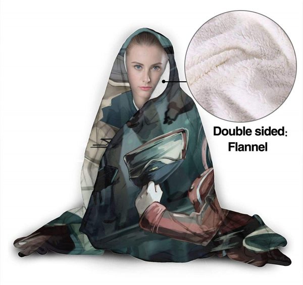 Anime Darling in the Franxx Hooded Blanket