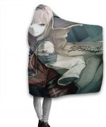 Anime Darling in the Franxx Hooded Blanket