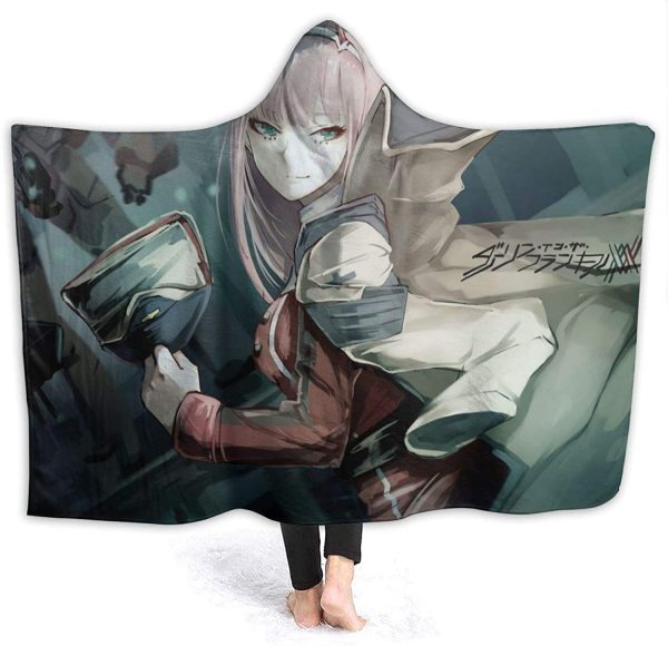 Anime Darling in the Franxx Hooded Blanket