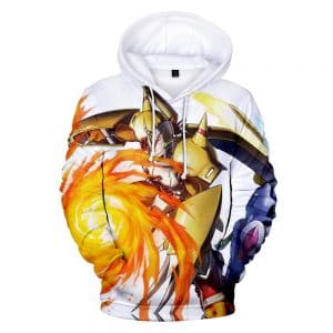 Anime Digimon Adventure Wargreymon 3D Hoodies Sweatshirts
