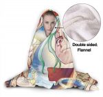 Anime Dr. Stone Flannel Hooded Blanket - Fleece Winter Travel Blanket