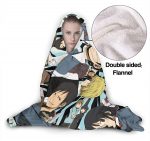 Anime Durarara!! Fleece Flannel Warm Throw Hooded Blanket