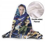 Anime Fairy Tail Hooded Blankets - Fleece Flannel Blankets