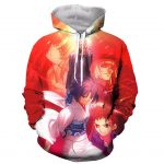 Anime Fate Stay Night 3D Printed Hoodie Sweatshirt Pullover