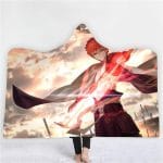 Anime Fate Stay Night 3D Printing Fleece Hooded Blanket