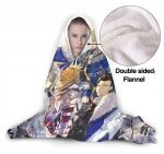 Anime Fate Stay Night Fleece Blanket - Winter Travel Flannel Hooded Blanket