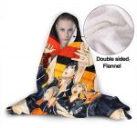 Anime Flannel Hooded Blanket - Haikyu! Passionate Volleyball Blankets