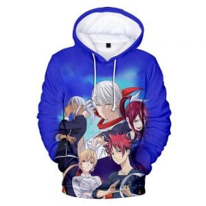 Anime Food Wars Hoodies - Casual Fashion Streetwear Sweatshirts