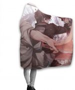 Anime Gintama Flannel Hooded Blanket - Throw Blanket