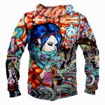 Anime Gintama Hoodies - 3D Long Sleeve Hooded Pullover Sweatshirt with Pockets