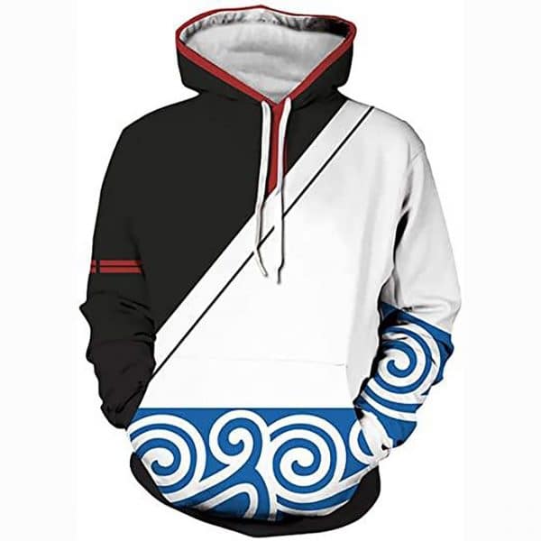 Anime Gintama Hoodies - 3D Print Pullover Hoodie with Front Pocket