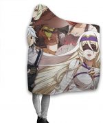 Anime Goblin Slayer Fleece Flannel Hooded Blanket