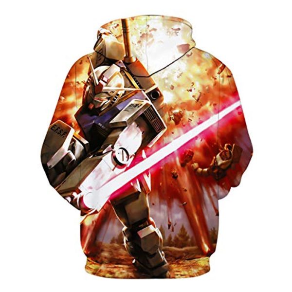 Anime Gundam Hoodie - 3D Print Pullover Hoodie