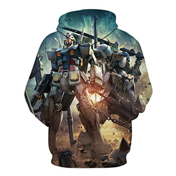 Anime Gundam Hoodie - 3D Print Pullover Hoodie