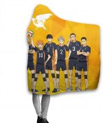 Anime Haikyuu Hinatashoyo Soft Blankets - Flannel Hooded Blankets