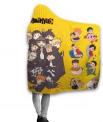 Anime Haikyuu Hinatashoyo Soft Blankets - Flannel Hooded Blankets