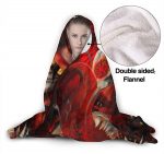 Anime Hellsing Flannel Hooded Blanket