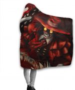 Anime Hellsing Flannel Hooded Blanket