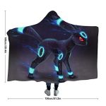 Anime Hooded Blankets - Pokemon Soft Warm Throw Blankets