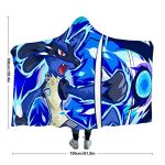 Anime Hooded Blankets - Pokemon Velvet Warm Travel Blankets