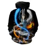 Anime Hoodie - Airbender 3D Moletom Dye Sweatshirt