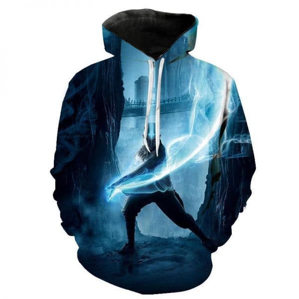 Anime Hoodie - Airbender 3D Moletom Dye Sweatshirt