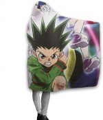 Anime Hunter-X-Hunter Fleece Flannel Hooded Blankets