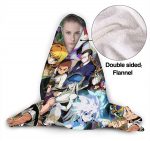 Anime Hunter X Hunter Winter Blanket - Travel Fleece Flannel Hooded Blanket