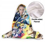 Anime Hunter X Hunter Winter Fleece Blanket - Travel Flannel Hooded Blanket