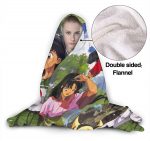 Anime Inuyasha Blanket - Travel Fleece Flannel Hooded Blanket