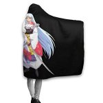 Anime Inuyasha Hooded Blanket - All Season 3D Hooded Blanket for Kids Teens and Adults