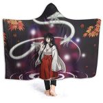 Anime Inuyasha Hooded Blanket - All Season 3D Hooded Blanket for Kids Teens and Adults