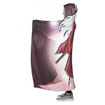 Anime Inuyasha Hooded Blanket - All Season 3D Hooded Blanket for Kids Teens and Adults