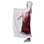 Anime Inuyasha Hooded Blanket - All Season 3D Hooded Blanket for Kids Teens and Adults