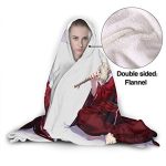 Anime Inuyasha Hooded Blanket - All Season 3D Hooded Blanket for Kids Teens and Adults