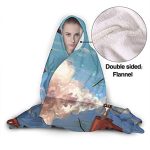 Anime Inuyasha Hooded Blanket - All Season 3D Hooded Blanket for Kids Teens and Adults