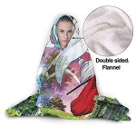 Anime Inuyasha Hooded Blanket - All Season 3D Hooded Blanket for Kids Teens and Adults